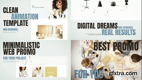 Videohive Minimalistic Website Promo 54239364