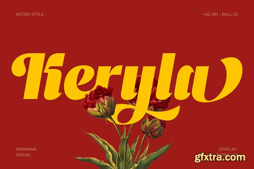 Keryla Retro - Logo Font 5DXB9W3