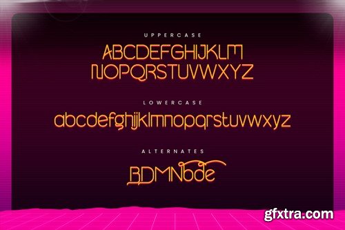 Glowrone - A Unique Sans Serif Font V23LQMC