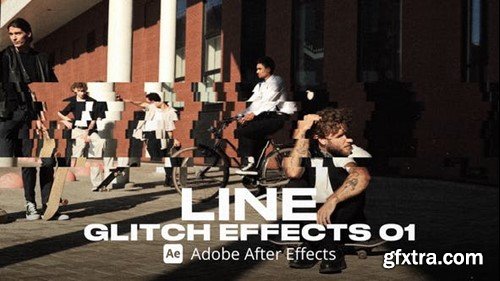 Videohive Line Glitch Effect 01 Ae 54273264