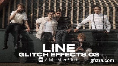 Videohive Line Glitch Effect 02 Ae 54273352