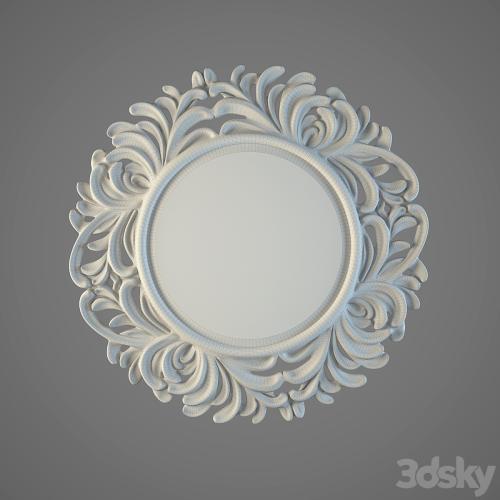 Mirror in carved frame