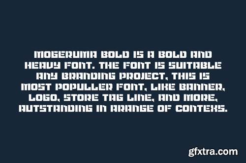 Mogeruma - Bold & Stencil Font Y3AABN8