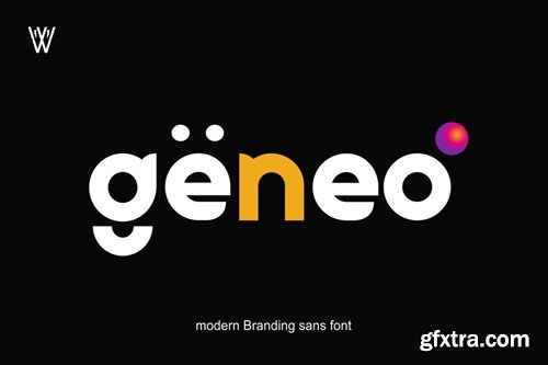 Geneo: A Modern Futuristic Font Bold 6WZH29Q