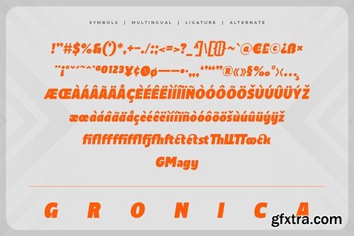 Gronica - Bold Sans Typeface HSKSQEK