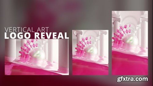 Videohive Vertical Art Logo Reveal 54289011