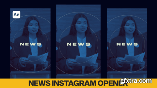 Videohive News Instagram Opener 54289007