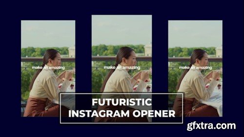 Videohive Futuristic Instagram Opener 54275416