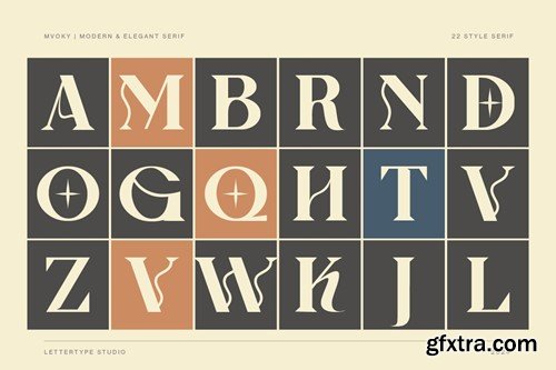 Mvoky Modern & Elegant Serif Family L8NYSA3