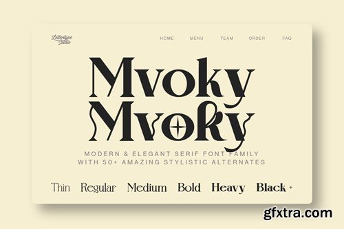 Mvoky Modern & Elegant Serif Family L8NYSA3