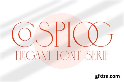 Cospiog - Modern Serif Type QT3QANT