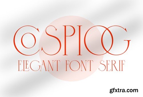 Cospiog - Modern Serif Type QT3QANT