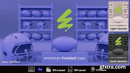 Videohive American Football Gear 54284642