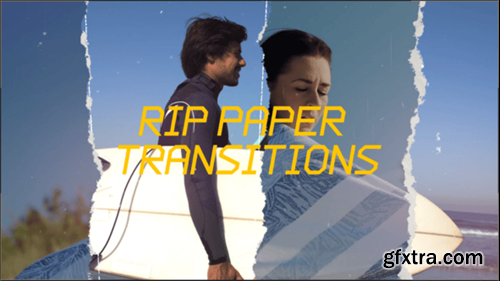 Videohive Rip Paper Transitions 54289957