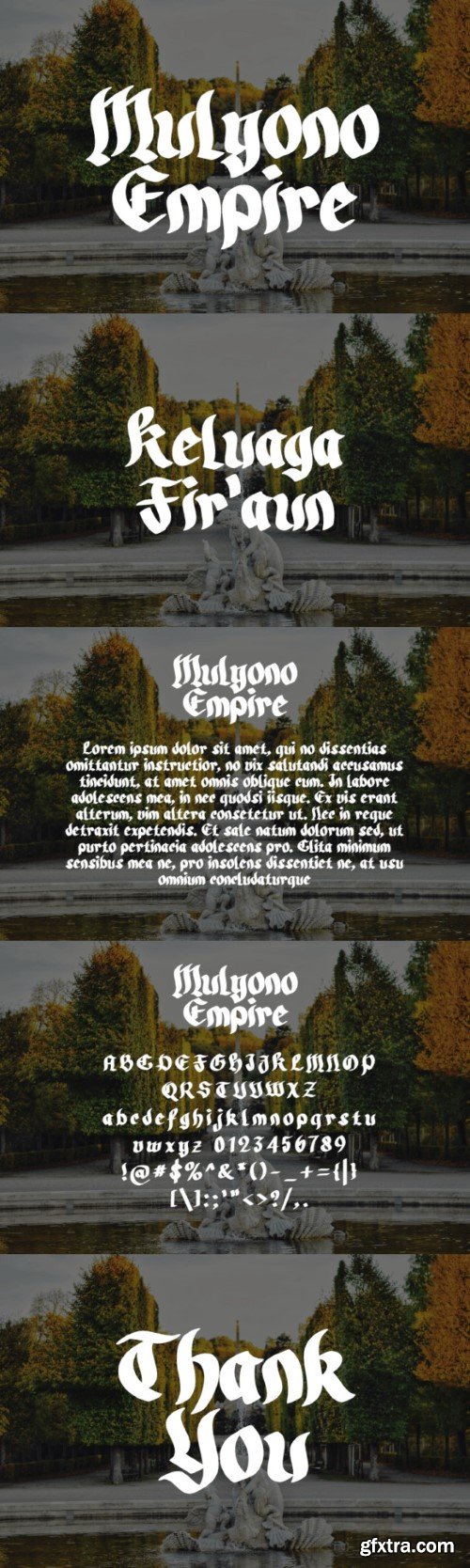 Mulyono Empire Font