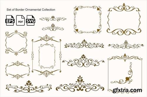 Set of Border Ornamental Collection