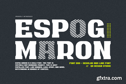 Espog Maron - Slab Serif & Logotype Font M5WGYH7