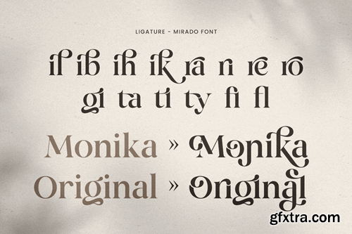 Mirado - Luxury Exclusive Serif Font U8TZKWK