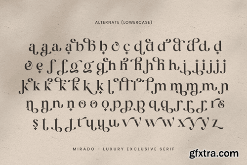 Mirado - Luxury Exclusive Serif Font U8TZKWK