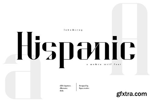 Hispanic - Modern Serif Type 8LSSDCM