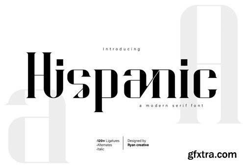 Hispanic - Modern Serif Type 8LSSDCM