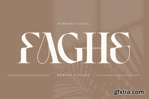 Faghe Modern - Branding Logo Font W92YD5L