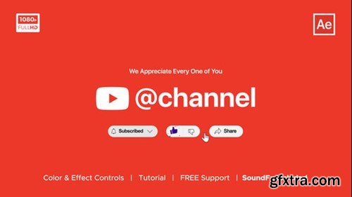 Videohive YouTube Subscribe 54295287