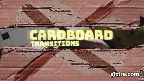 Videohive Cardboard Transitions 54289959