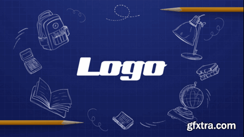 Videohive Back to School Logo Reveal 54291044