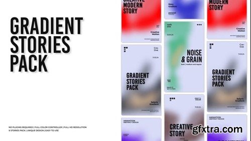 Videohive Gradient Stories 54304288