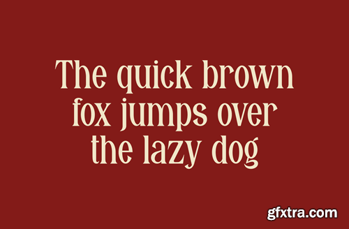 Romine - Serif Display Font AXWR546