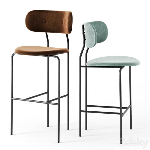 Coco bar stools by Gubi