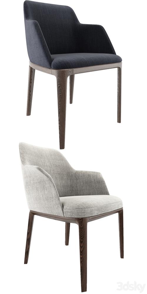 Poliform Sophia And Grace Arm Dining Chair