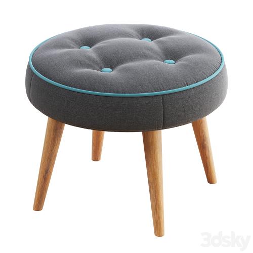 Belham Living Milo Mid-Century Modern Ottoman