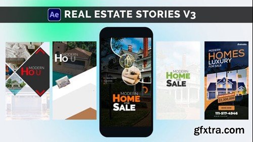 Videohive Real Estate Stories V3 - Social Media Ads 54284721