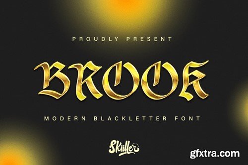 Brook - Blackletter Font XRYKHWC