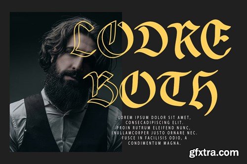 Brook - Blackletter Font XRYKHWC