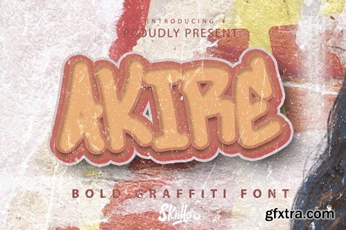 Akire - Graffiti Font 4GCL57D