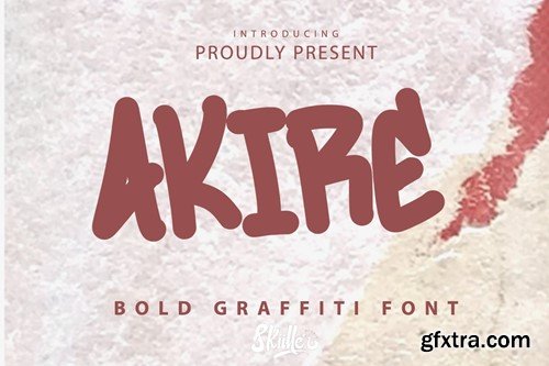 Akire - Graffiti Font 4GCL57D