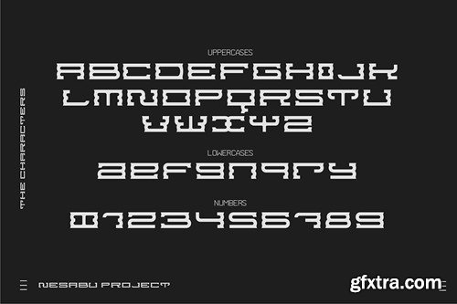 Nesabu - Display Typeface LRN55ZA