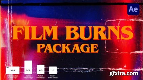 Videohive Film Burns Package 54306112