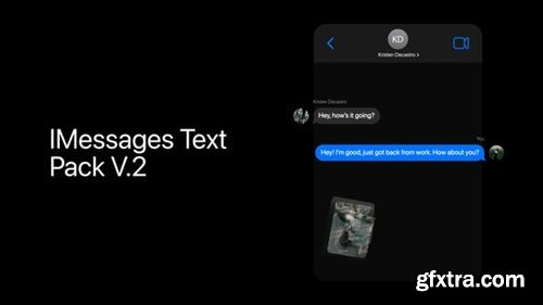 Videohive iMessages Text Pack 54327537