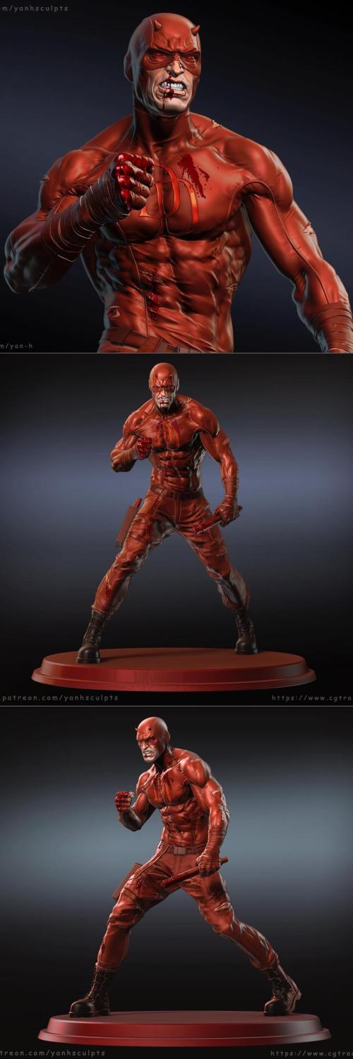 Yan-H – Daredevil comics – 3D Print Model STL