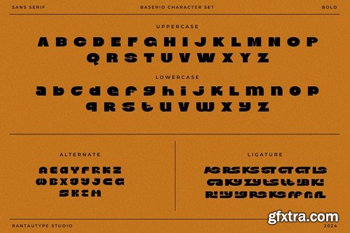 Baserio Bold Vintage Sans Font JE8RA29