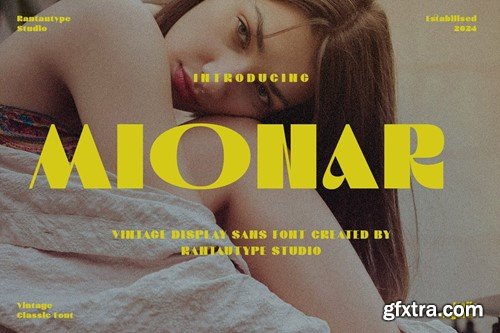 Mionar Vintage Bold Sans Font DDTCLCF