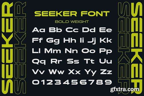 Seeker - Wide Sporty Branding Font CQDVGBU