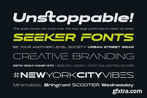 Seeker - Wide Sporty Branding Font CQDVGBU