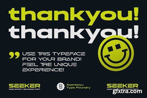 Seeker - Wide Sporty Branding Font CQDVGBU