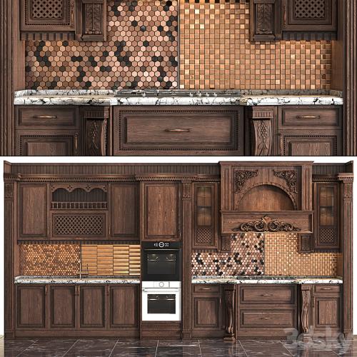 Classic wooden luxury Kitchen Deluxe 2