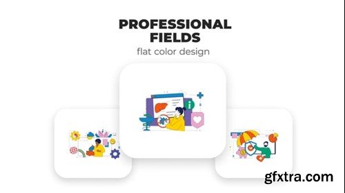 Videohive Professional Fields - Flat Color Design 54282179